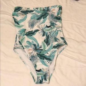 Strapless one piece! Never worn